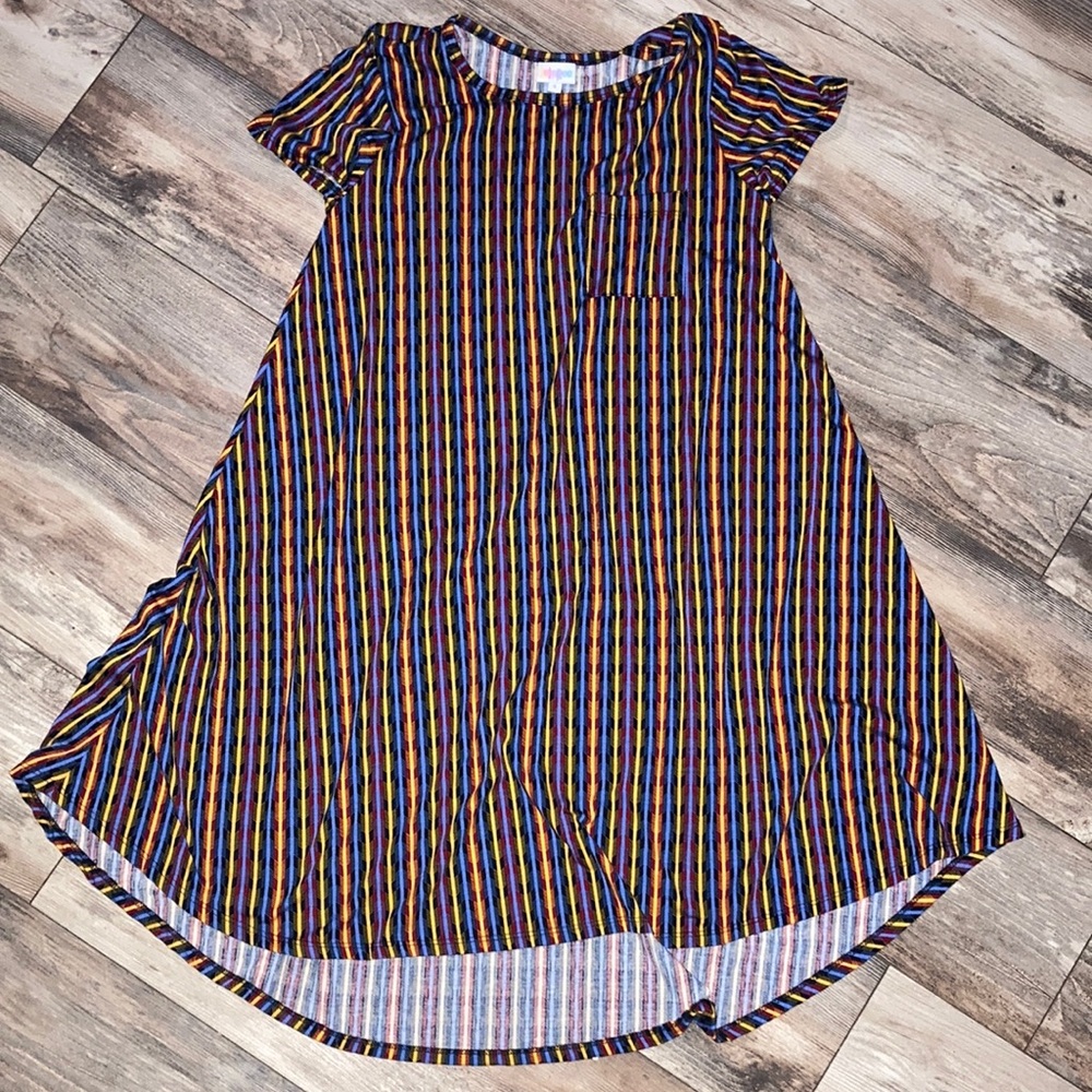 Lularoe Carly Swing Dress Size S with Breast pocket